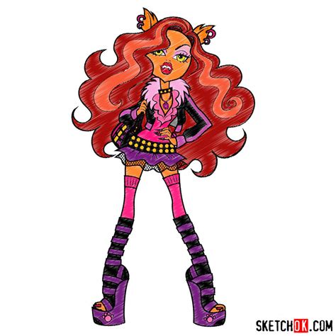Clawdeen Wolf Drawing at PaintingValley.com | Explore collection of ...