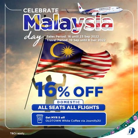 Malaysia Airlines Malaysia Day Promotion 16 OFF Domestic Flight