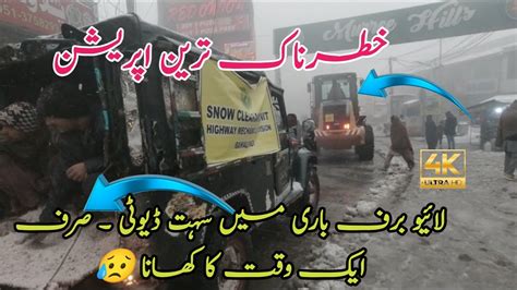 Snowfall 2024 Snowfall Murree Snowfall In Murree Mall Road