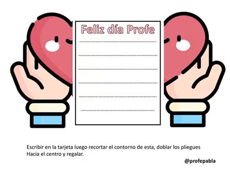 Feliz D A Del Profe Set De Tarjetas Profe Social