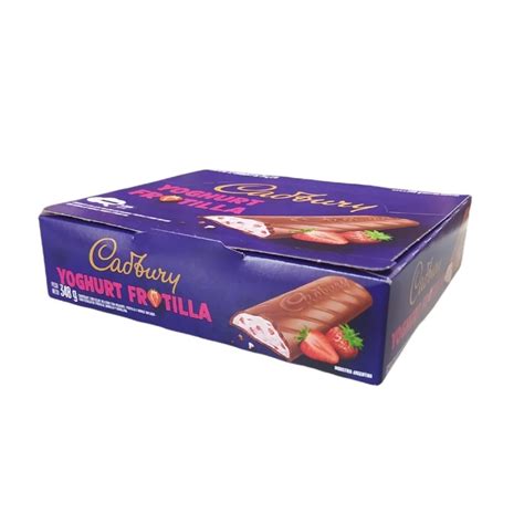 Chocolate Relleno Yoghurt Frutilla Cadbury G X U