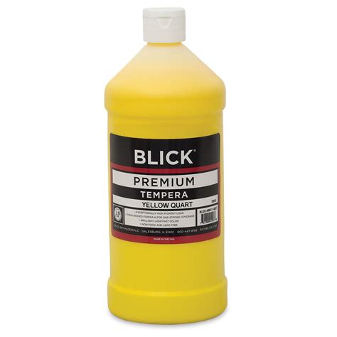 Blick Premium Grade Tempera Yellow Quart Michaels