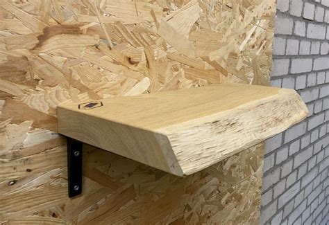 Outlet Zwevende Boomstam Wandplank 45 X 22 X 4 Cm Zaagfabriek