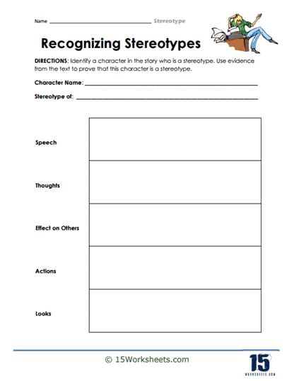 Stereotypes Worksheets 15 Worksheets