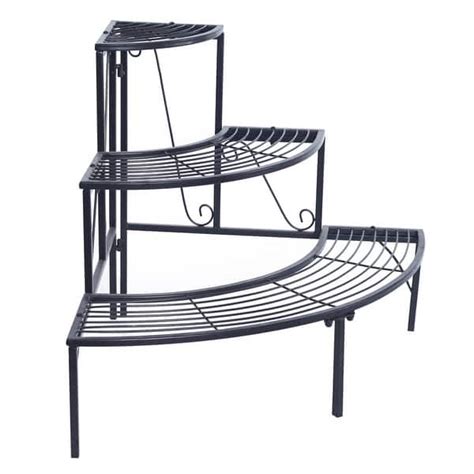 3 Tier Quarter Round Plant Stand Shelf Flower Pots Holder Bed Bath And Beyond 32640862