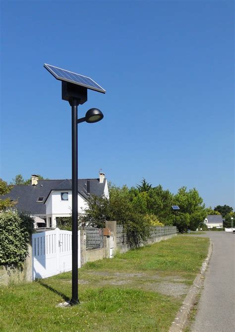 Lampadaire Urbain Solaire Arl Gl004 Led 30 W 3600 Lm En Acier