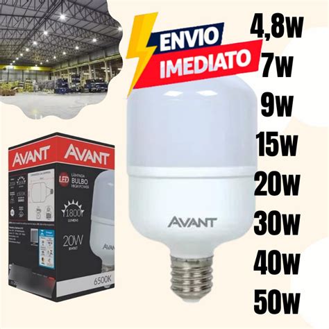 Lampada De Led Avant Asus Luz Branca K W W W W W W W