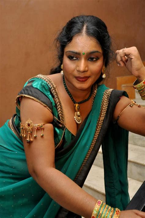 Supporting Actress Jayavani Hot Stills In Saree HQ Tollywood One Blog