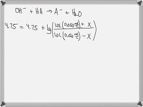 Solved Mixing Equal Volumes Of 50 Mm Acetic Acid And 50 Mm Sodium Acetate How Much Of A Buffer