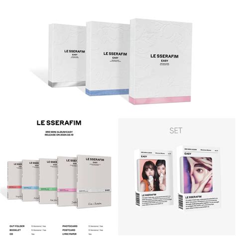 Jual Booked Le Sserafim 3rd Mini Album Easy X Compact X Weverse X Photobook Version