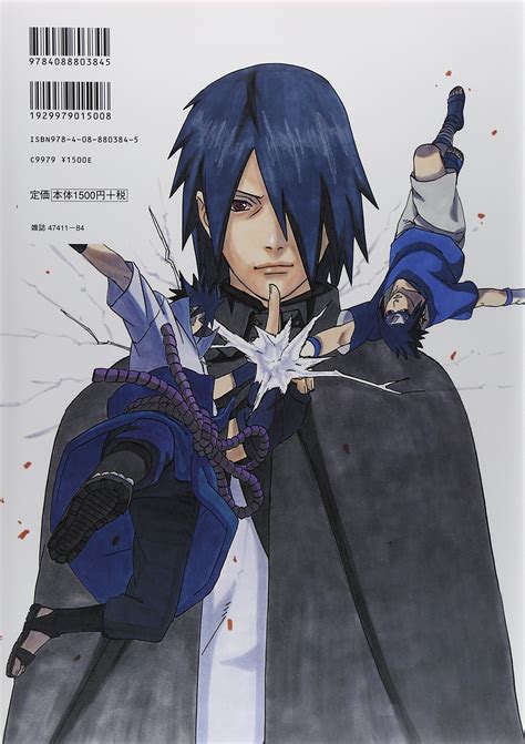 Safebooru 1boy Black Hair Cape Hair Over One Eye Highres Kishimoto Masashi Multiple Persona