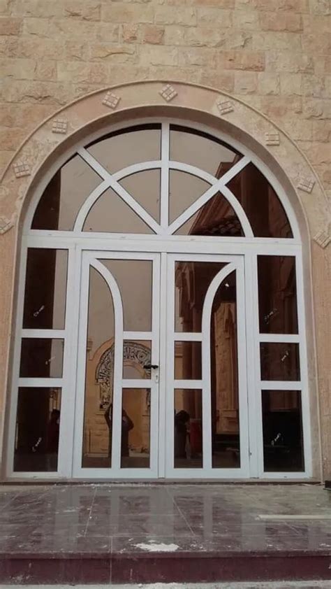 Swing Exterior Upvc Arch Design Door 3 8 Mm Clear Glass At Rs 1200 Sq Ft In Tiruppur