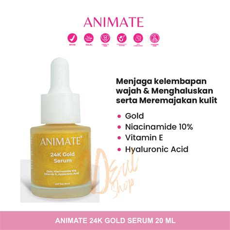 Jual Animate 24K Gold Serum 20ML Shopee Indonesia