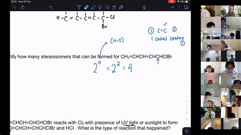 How To Calculate The Number Of Stereoisomers Youtube