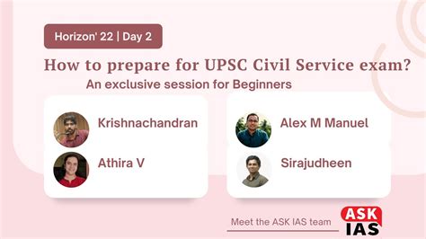 Horizon Event How To Prepare For Civil Service Exam Ask