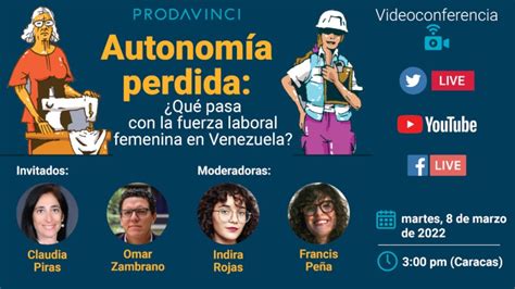 Vea La Videoconferencia “autonomía Perdida ¿qué Pasa Con La Fuerza Laboral Femenina En