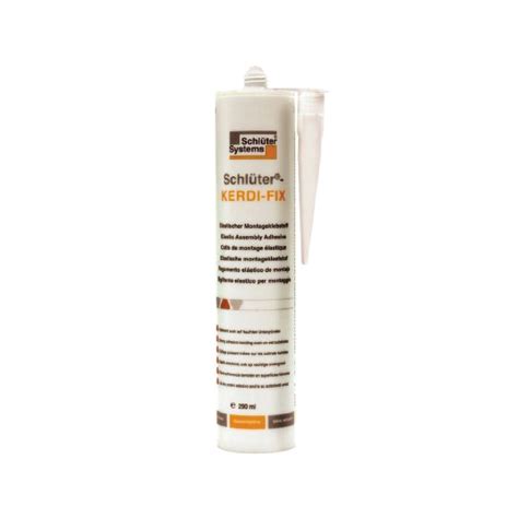 Schluter Systems Kerdi Fix Sealant White 9 81oz Schillings