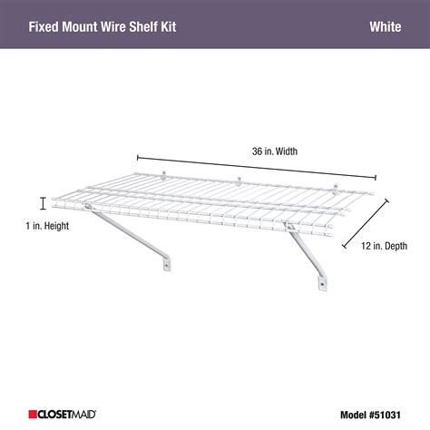 Closetmaid Wire Shelf Kit