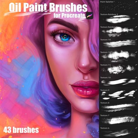 Oil Paint Brushes For Procreate