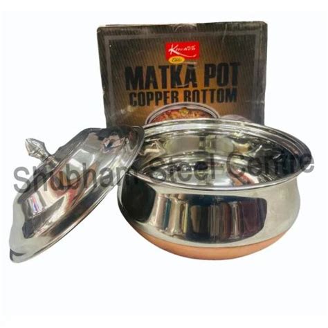 Capacity 2L Stainless Steel Matka Pot At Best Price In Hyderabad ID