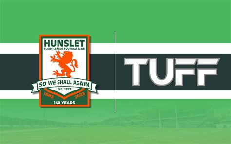 Hunslet Announce New Partnership With Tuff Sportswear Hunslet Rlfc