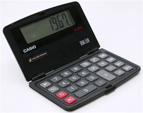 Casio Sl L Calculatrice Lcd Casio Sl L Casio Ledudu