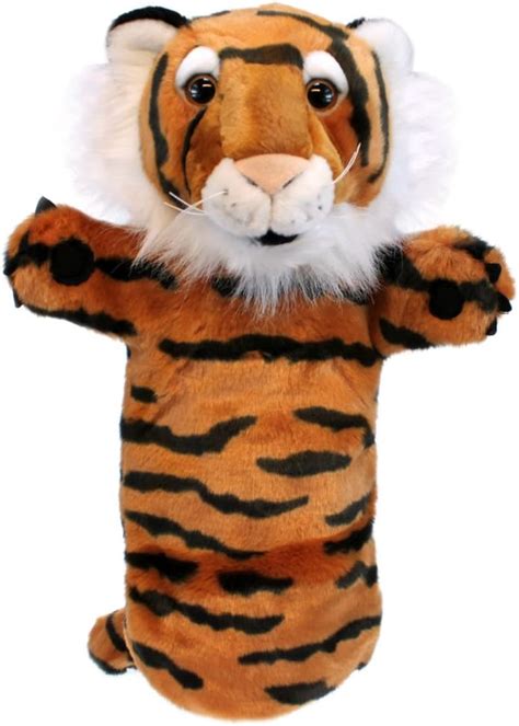 The Puppet Company Long Sleeves Tiger Hand Puppet Amazon Co Uk