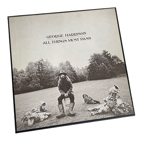 1970 George Harrison Beatles All Things Must Pass 3 Albums Poster 1st Press Ebay