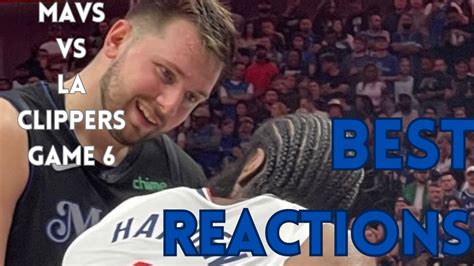 Best Reactions Luka Doncic Kyrie Irving Dunks Interviews After Game 6 Mavs Vs La Clippers