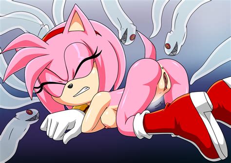 Rule 34 Amy Rose Anus Boom Boo Breasts Closed Eyes Fear Female Ghost Gritted Teeth Imminent