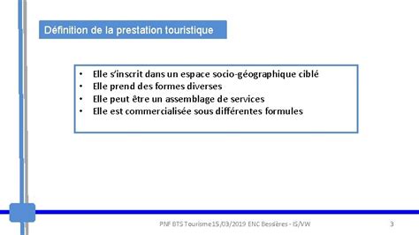 Laboration Dune Prestation Touristique PNF BTS Tourisme 15032019