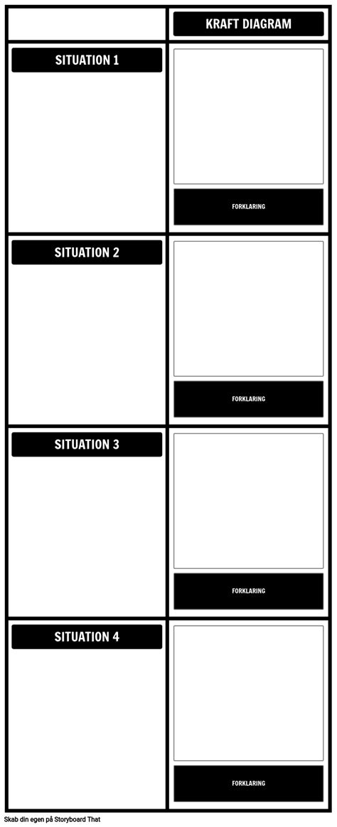 Kraftdiagram Skabelon Storyboard Af Da Examples