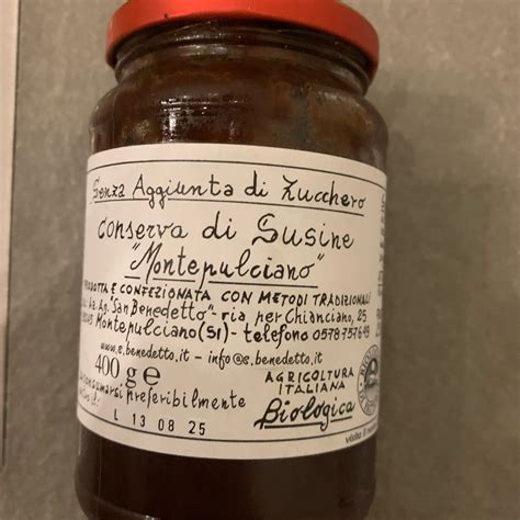 AZ agrícola San benedetto Marmellata 100 susine biologiche Reviews