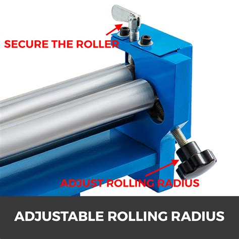 Vevor Slip Roll Roller Metal Plate Bending Round Machine Slip Roll