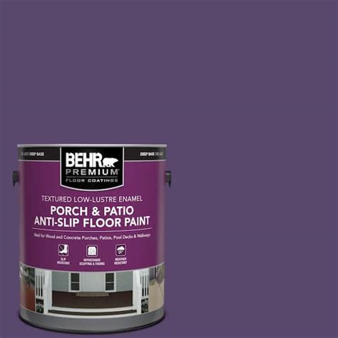 BEHR PREMIUM 1 Gal P570 7 Proper Purple Textured Low Lustre Enamel