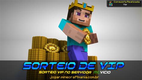 MinecraftVicio Sorteio de VIP FECHADO Leia a Descrição YouTube