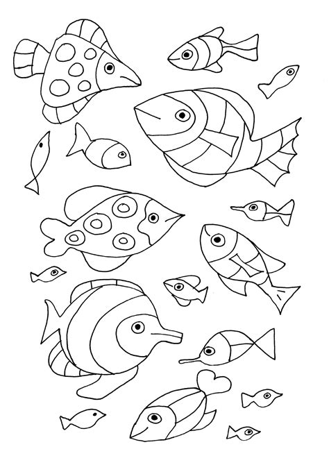 Coloriage Poisson Greatestcoloringbook