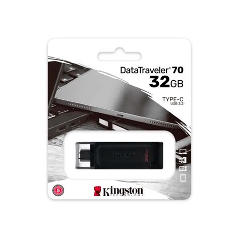 Memoria Usb Kingston Datatraveler Gb Usb C Negro Dt