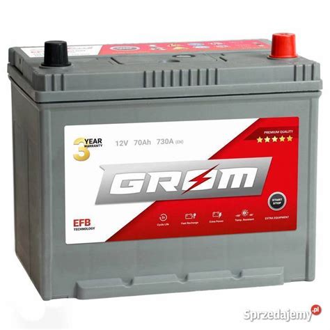 Akumulator GROM EFB START STOP 70Ah 730A SOSNOWIEC Sprzedajemy Pl