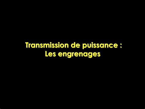 PDF Transmission De Puissance Les Engrenages DOKUMEN TIPS