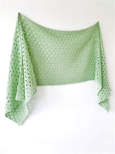 Dewdrop Sideways Shawl Crochet Shawl Pattern Crochet Rectangle Shawl