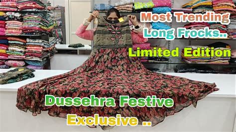 Latest Trending Long Frocks Dussehra Special YouTube