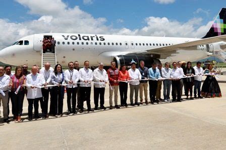 Oye Chiapas Inaugura Rutilio Escandón nueva ruta aérea de Volaris