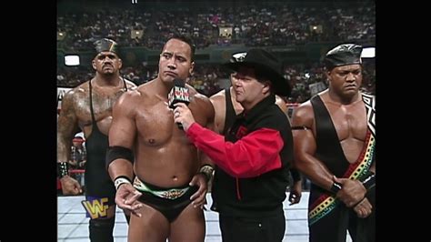 Rocky Maivia The Rock First Heel Promo Since Joining Nation Of