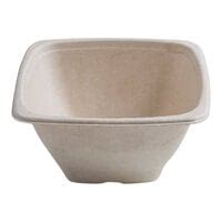 Fineline 43RB24 Conserveware 24 Oz No PFAS Added Tan Bagasse Round