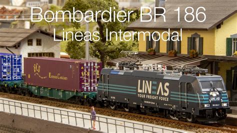 Railpool Lineas Br In Head Of Lineas Intermodal Train