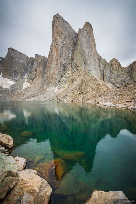 Blooming Peak Reflection Wind River Range Wyoming Mountain