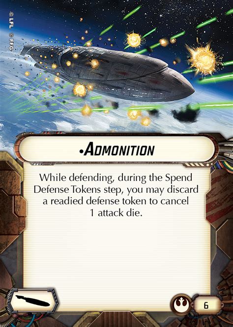 Admonition Star Wars Armada Wiki Fandom