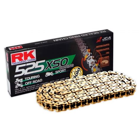 Cadena RK 525 XSO Oro Con Retenes RX