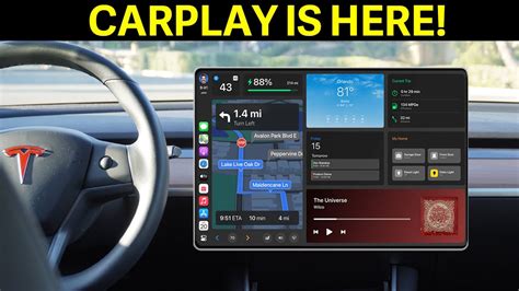 Huge Announcement Carplay Is Here Tesla Model Model Y Youtube